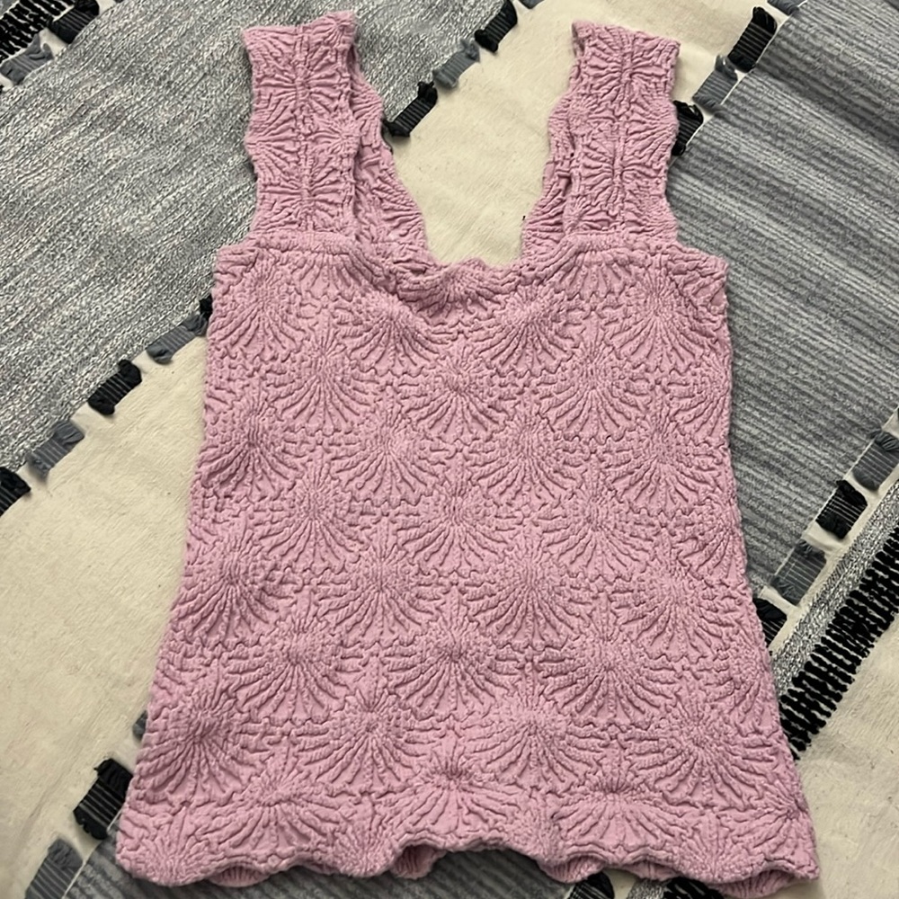 Free People Pink “Love Letter” Top